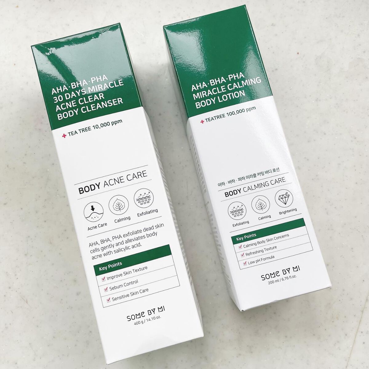 AHA.BHA.PHAミラクルカーミングボディローション /SOME BY MI/ボディローションを使ったクチコミ（1枚目）