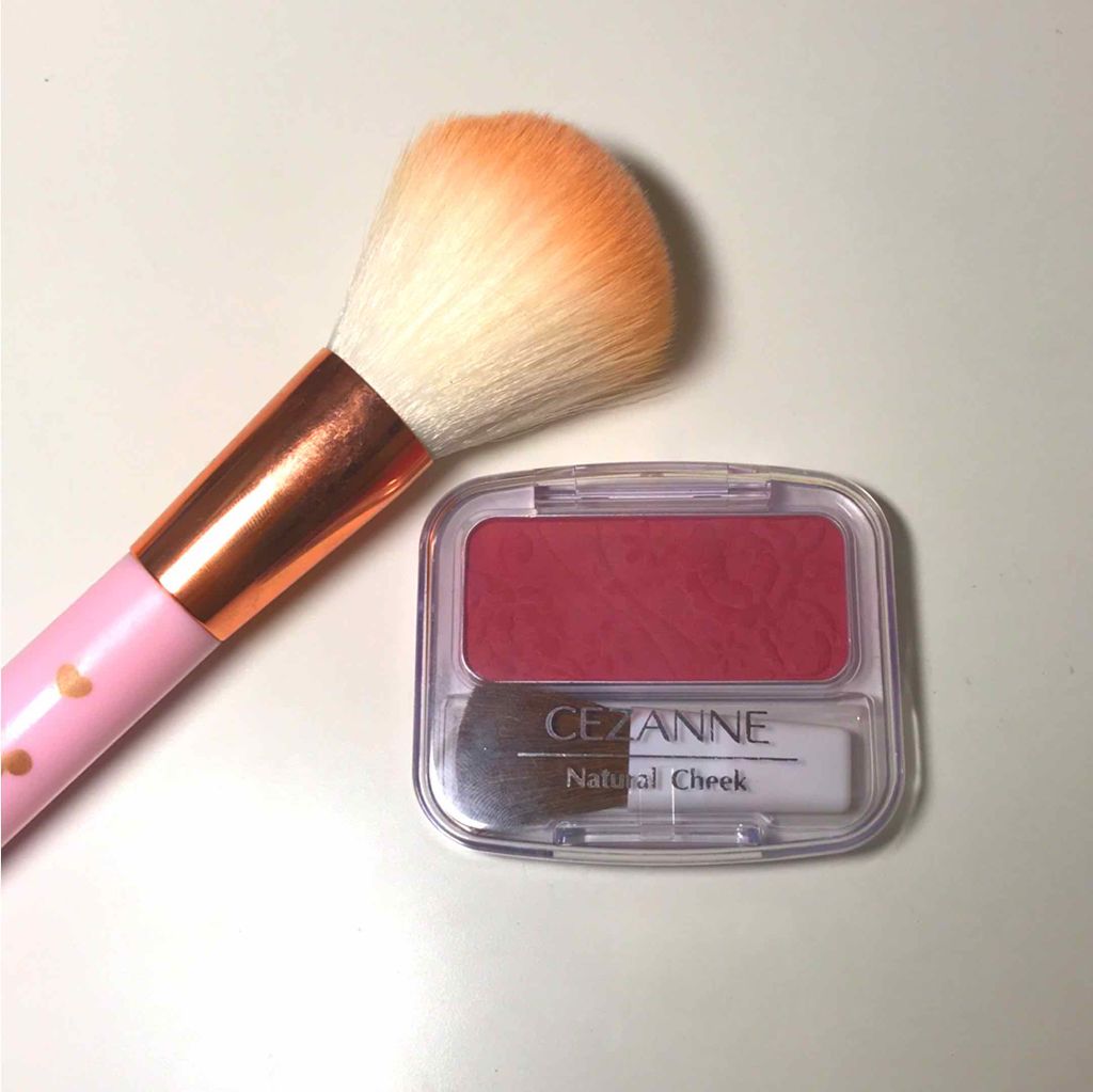 ナチュラル チークN/CEZANNE/パウダーチークを使ったクチコミ（1枚目）