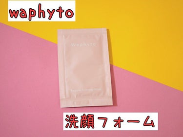 Waphyto Regena Foaming Wash レジェナ フォーミングウォッシュのクチコミ「薬草学に基づいたスキンケア!

waphytoは、昔から日本人にも親しまれていた薬草を使ったス.....」（1枚目）