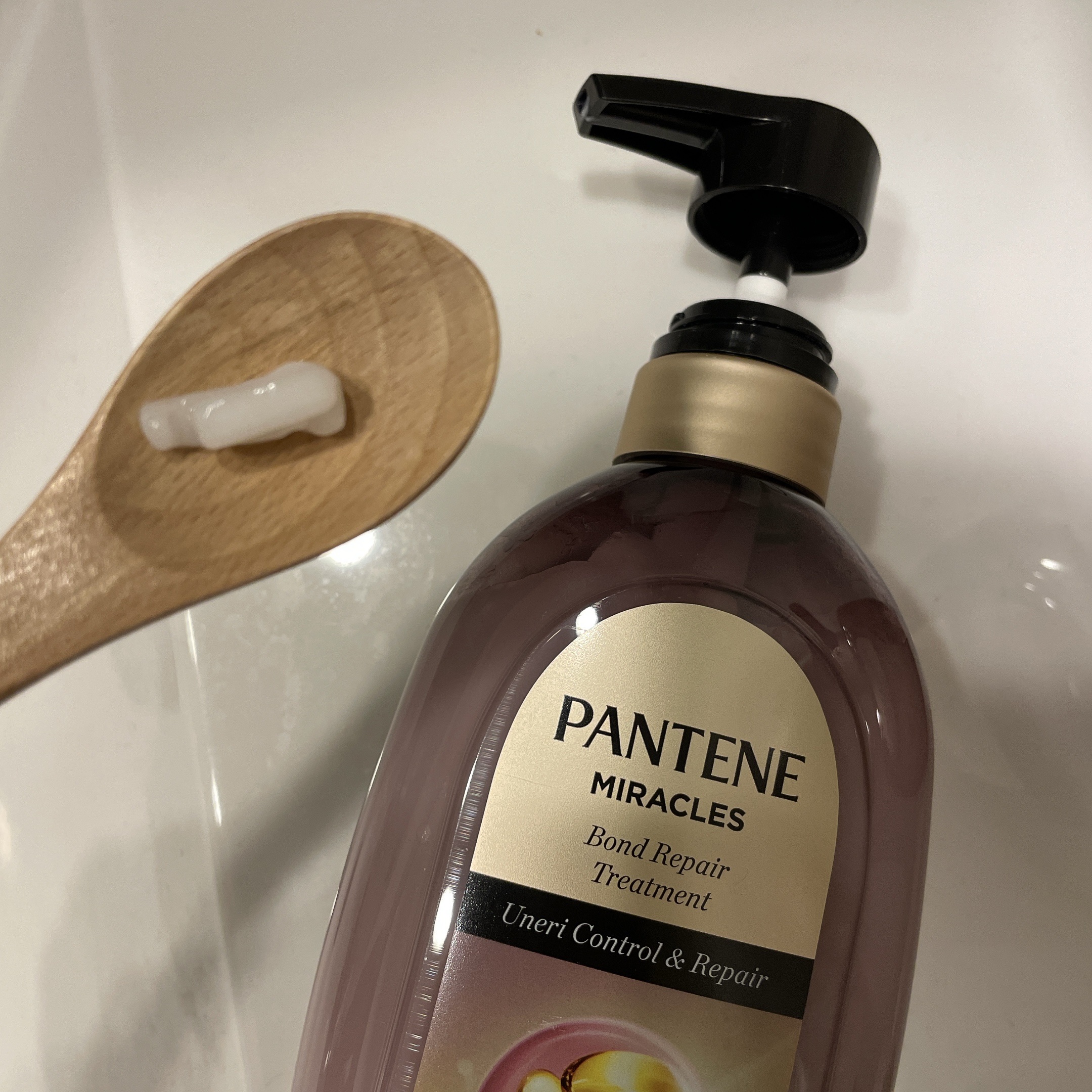 ミラクルズ うねりコントロール&リペア ボンドリペア シャンプー/トリートメント/パンテーン/市販シャンプーを使ったクチコミ（3枚目）