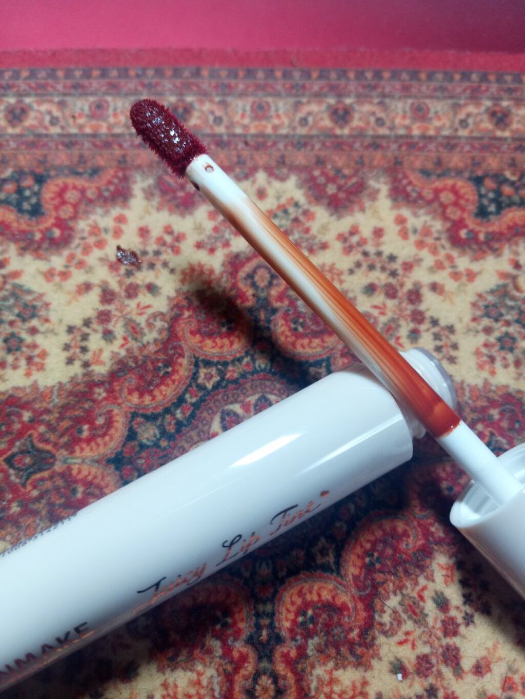 ジューシーリップティント/キャンメイク/口紅を使ったクチコミ（2枚目）