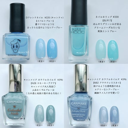 カラフルネイルズ/キャンメイク/マニキュアを使ったクチコミ(4枚目)