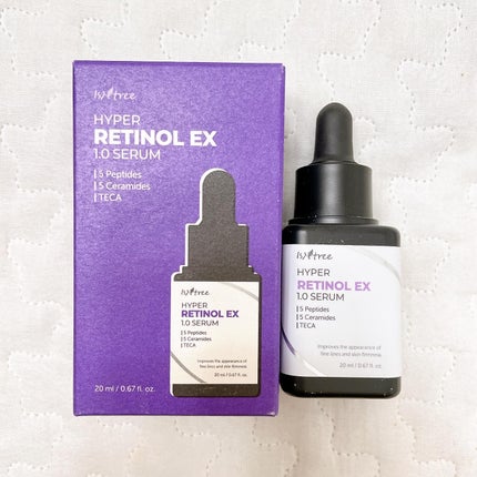 Isntree ハイパー レチノールEX 1.0セラムのクチコミ「イズエンツリー @isntree_jp 様よりハイパー レチノール EX 1.0 セラム頂きま.....」(1枚目)