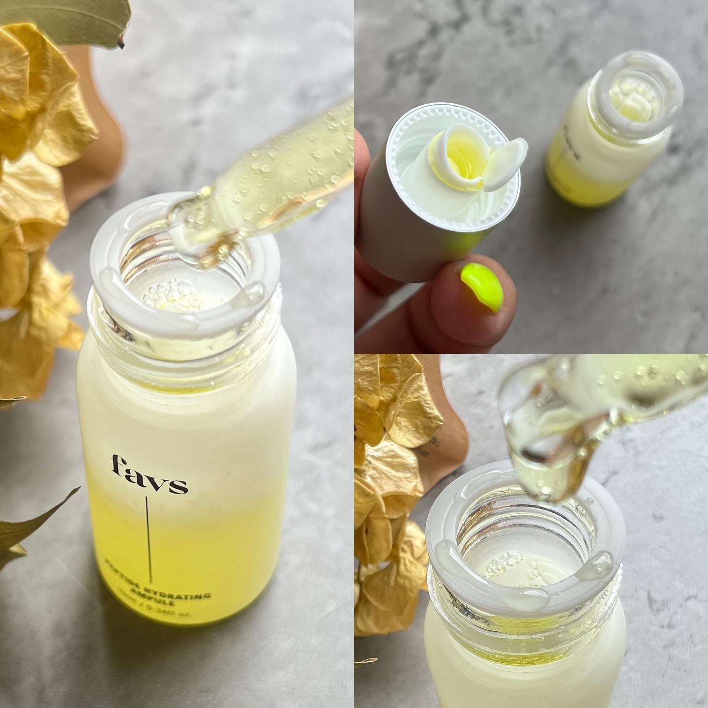 ペプチドハイドレーティングアンプル/favs/美容液を使ったクチコミ（3枚目）