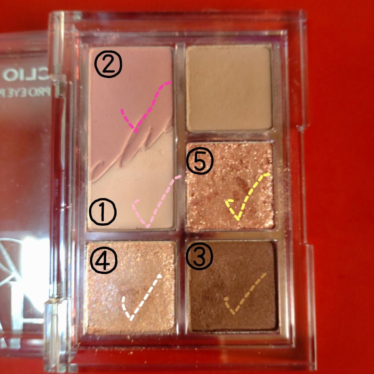 プロ アイパレット ミニ/CLIO/アイシャドウパレットを使ったクチコミ(2枚目)