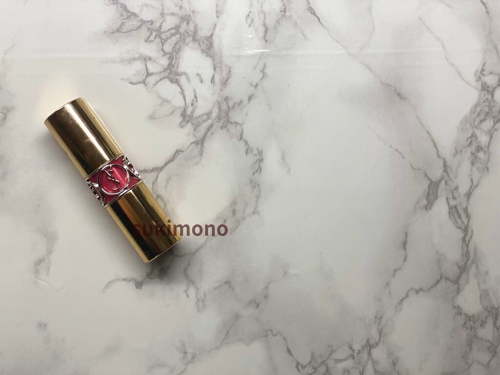 ルージュ ヴォリュプテ シャイン/YVES SAINT LAURENT BEAUTE/口紅を使ったクチコミ(2枚目)