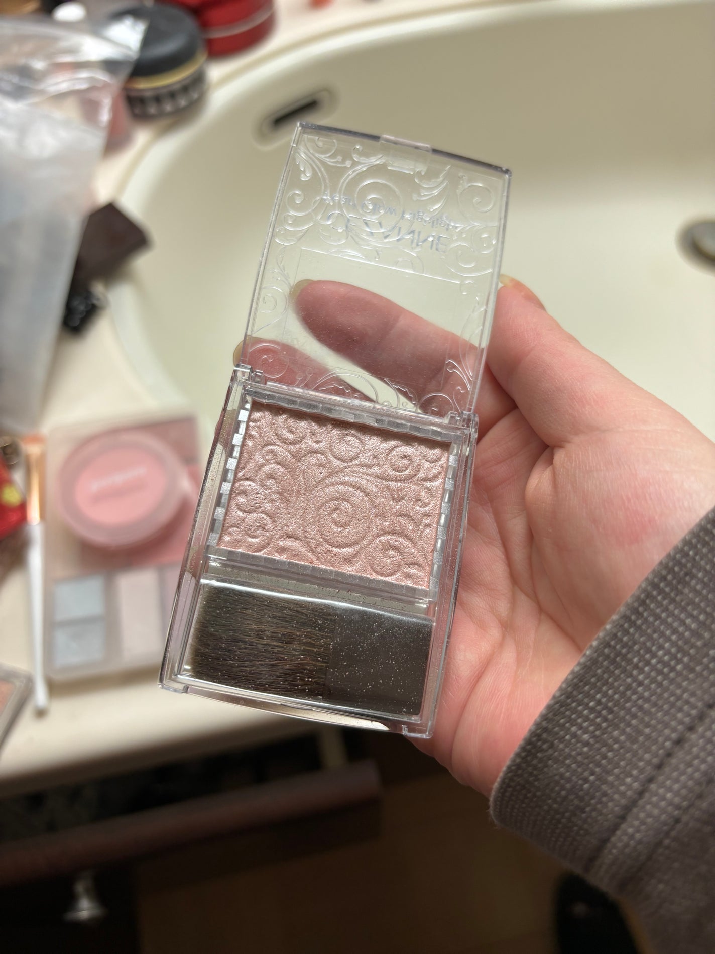 パールグロウハイライト/CEZANNE/パウダーハイライトを使ったクチコミ(1枚目)