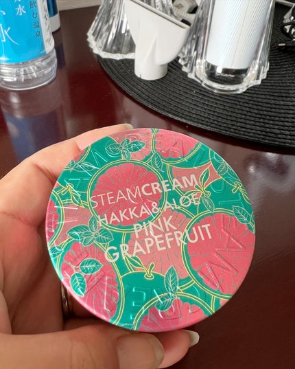 スチームクリーム ハッカ&アロエ ピンクグレープフルーツ/STEAMCREAM/フェイスクリームを使ったクチコミ(1枚目)