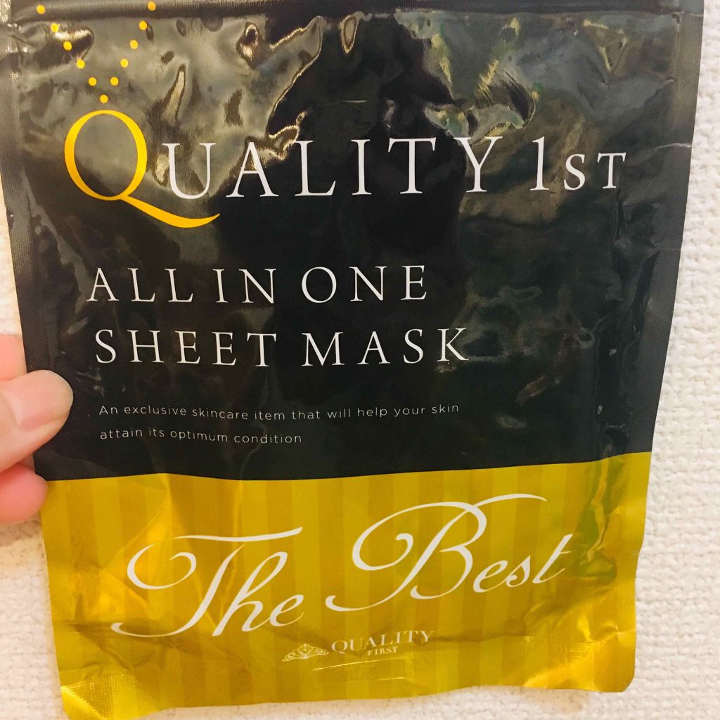 オールインワンシートマスク ザ・ベストEX/クオリティファースト/シートマスク・パックを使ったクチコミ（1枚目）