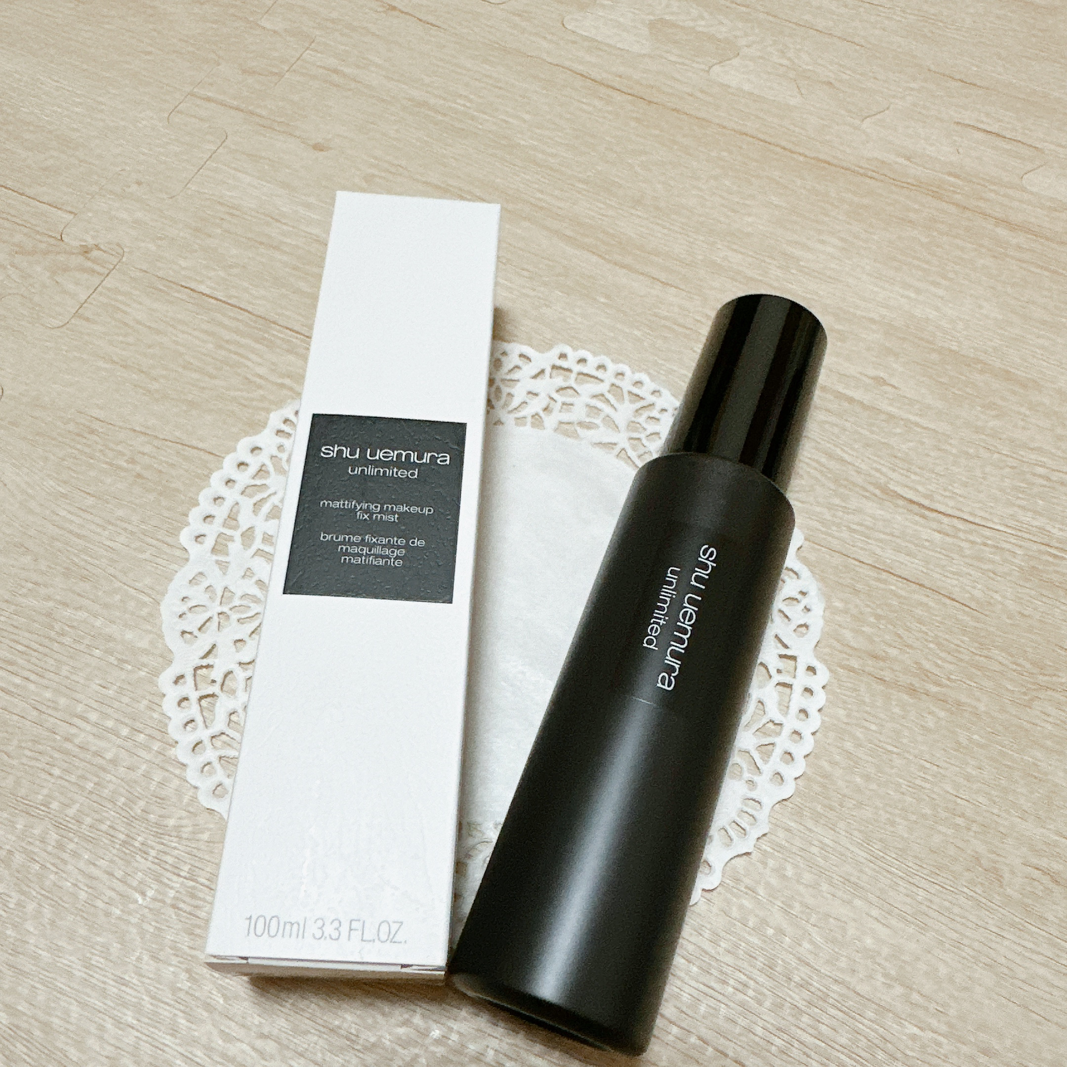 アンリミテッド メイクアップ フィックス ミスト マット ［ヨモギの香り］/shu uemura/フィックスミストを使ったクチコミ（2枚目）