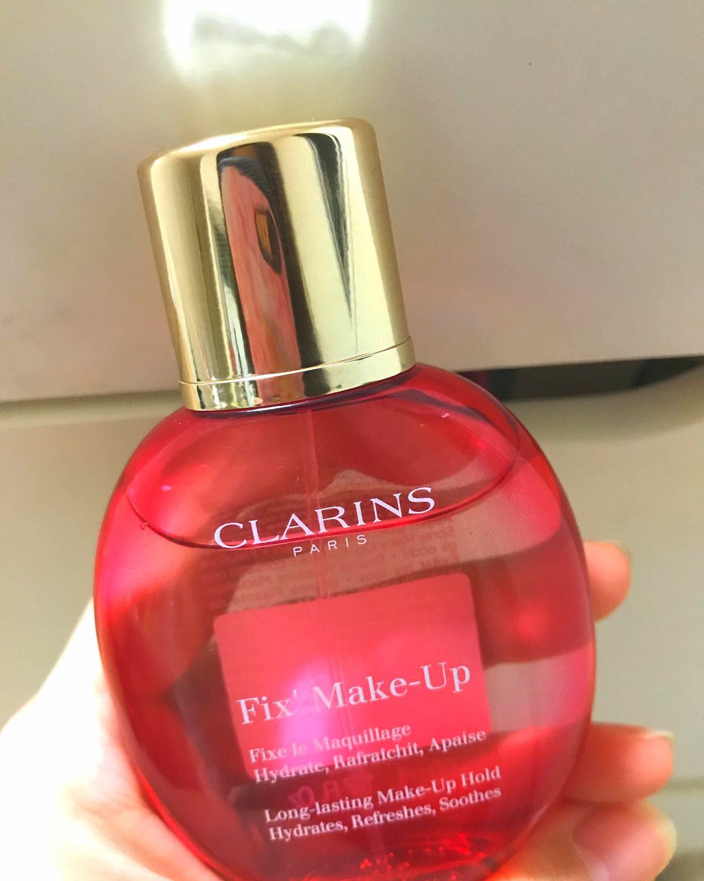 フィックス メイクアップ/CLARINS/ミスト状化粧水を使ったクチコミ（1枚目）