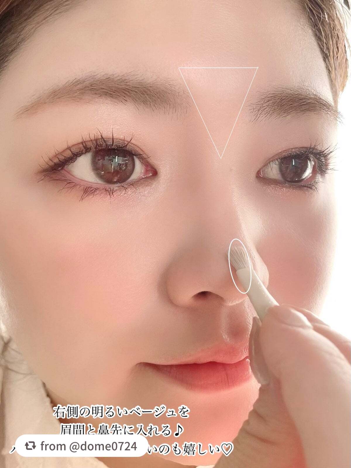 ノーズシャドウメーカー/キャンメイク/ハイライト・シェーディングを使ったクチコミ(4枚目)