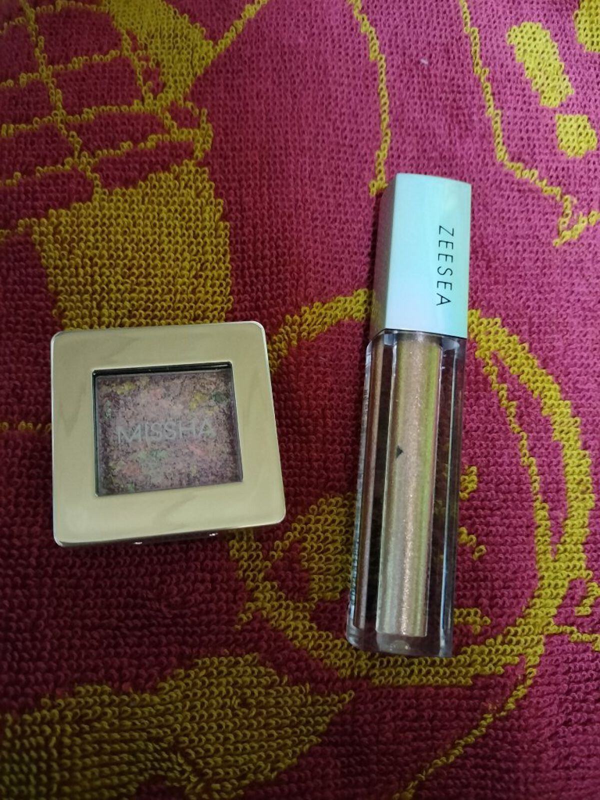 グリッタープリズム シャドウ/MISSHA/グリッターを使ったクチコミ（1枚目）