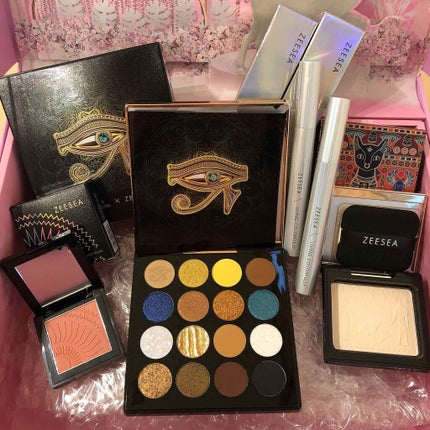 大英博物館 エジプトシリーズ アイシャドウパレット/ZEESEA/アイシャドウパレットを使ったクチコミ(3枚目)