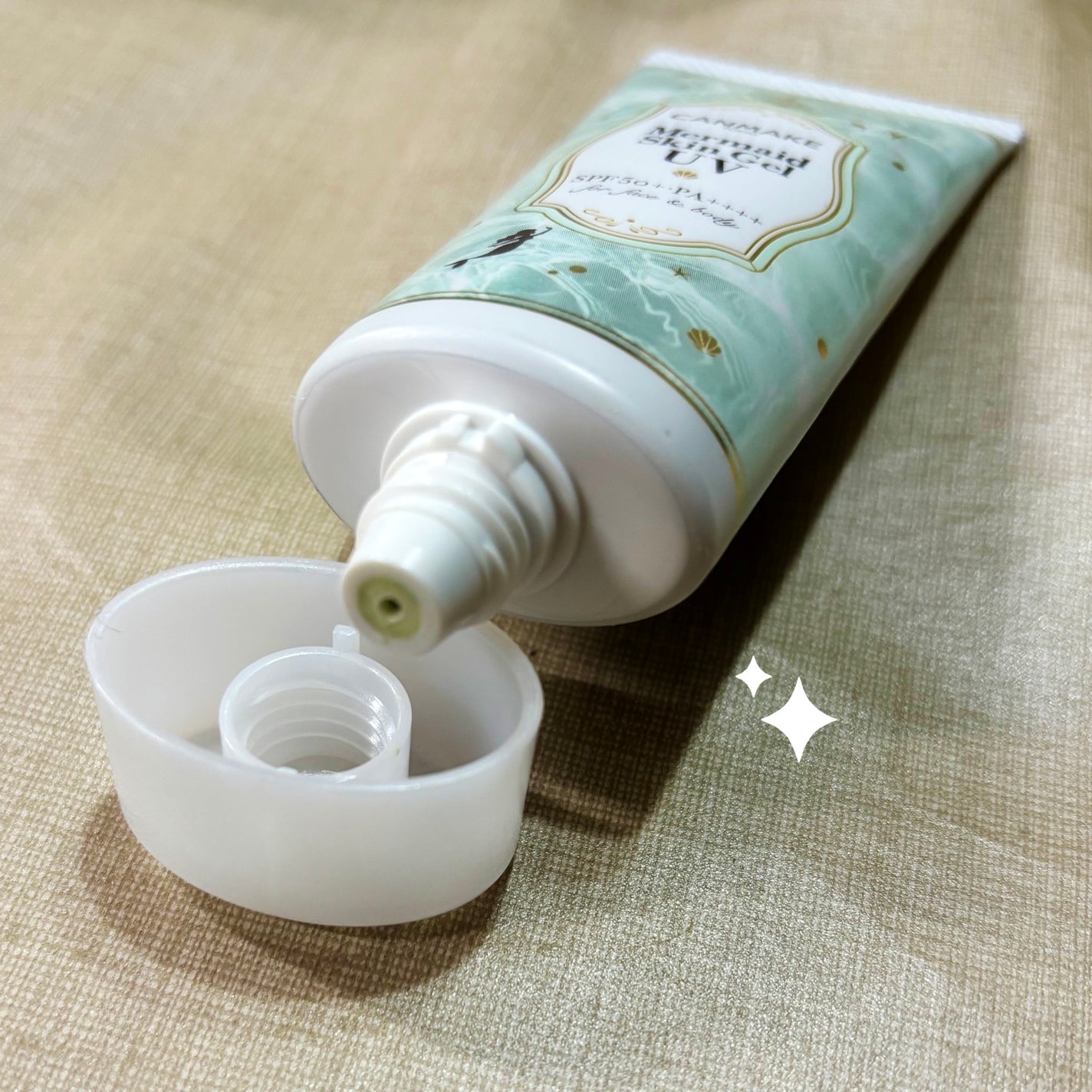 マーメイドスキンジェルUV/キャンメイク/日焼け止めジェルを使ったクチコミ(2枚目)