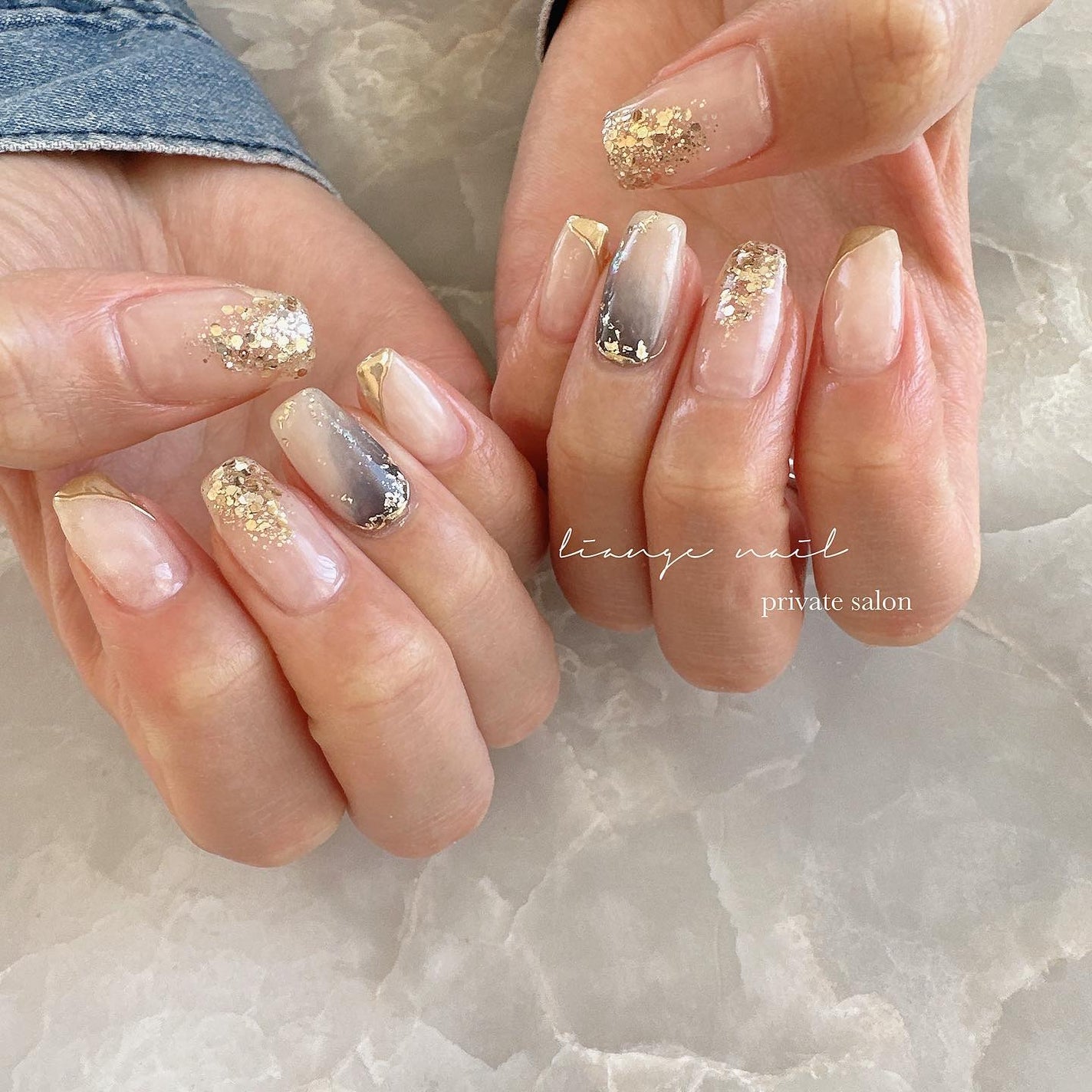 Yuki on LIPS 「.blue✨..Liangenail千葉県柏市高南台アリオ柏車..」(1枚目)