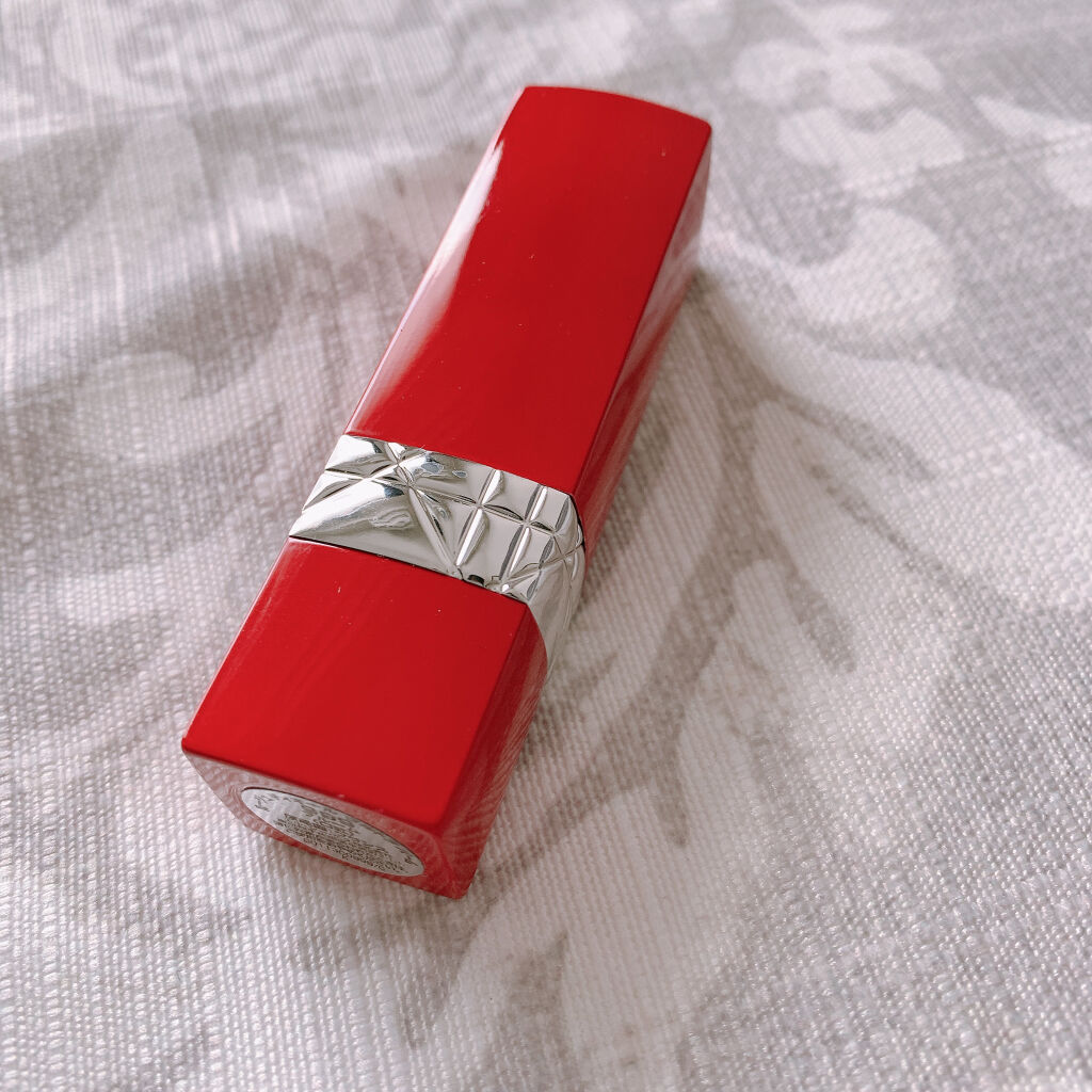 ルージュ ディオール ウルトラ バーム 999 ブルーム/Dior/口紅を使ったクチコミ（2枚目）