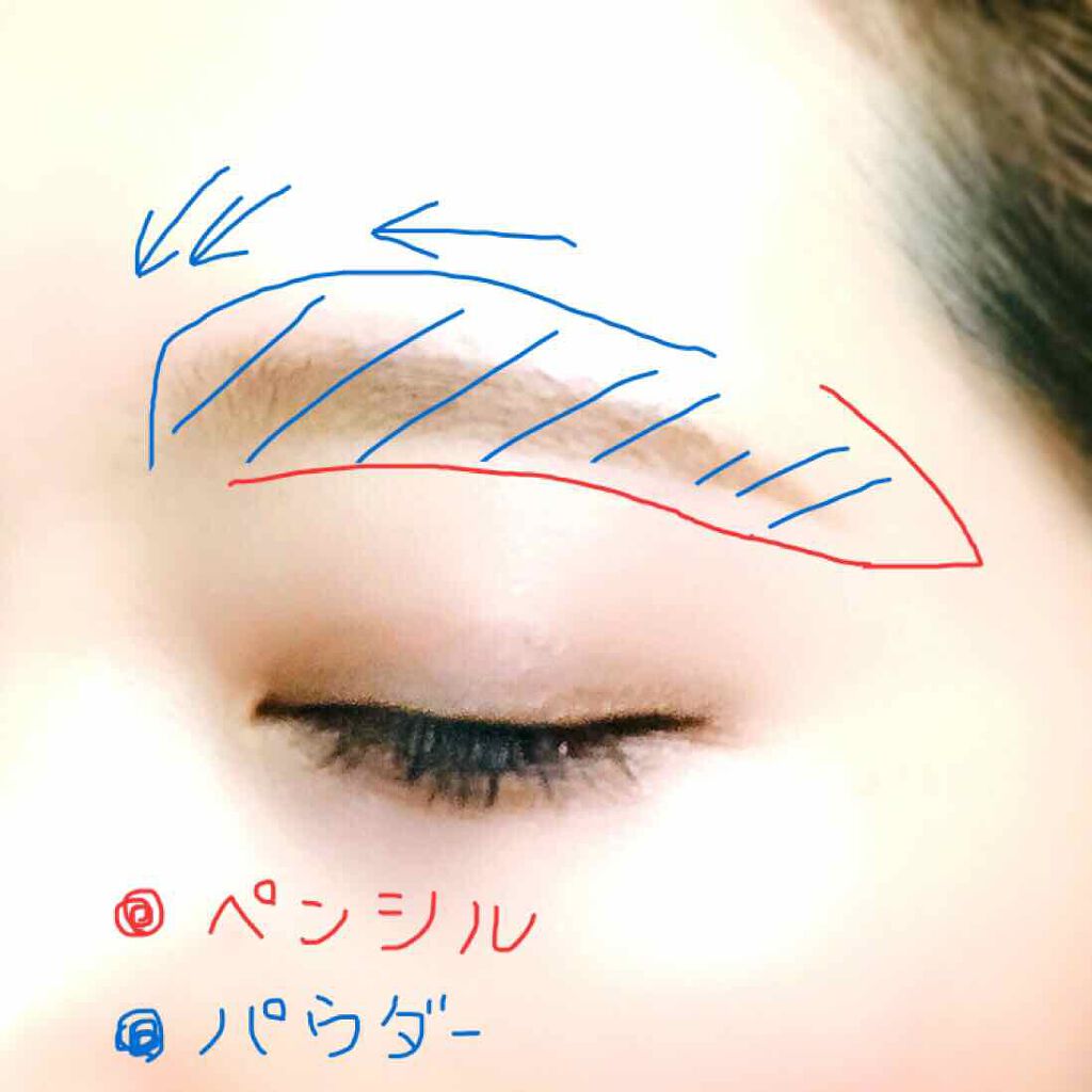 カラーリングアイブロウ/ヘビーローテーション/眉マスカラを使ったクチコミ(2枚目)