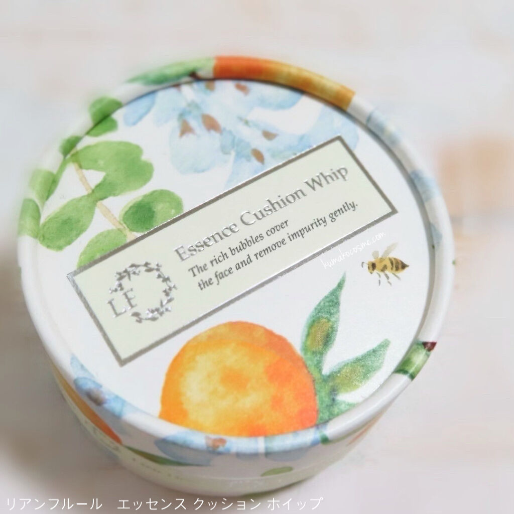 エッセンスクッションホイップ /Lien Fleur/洗顔石鹸を使ったクチコミ（3枚目）