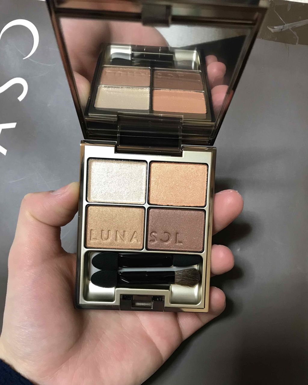 スキンモデリングアイズ/LUNASOL/アイシャドウパレットを使ったクチコミ(2枚目)