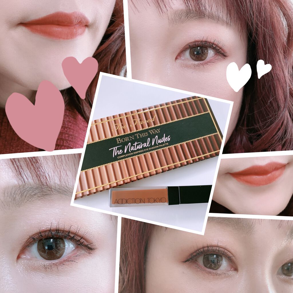 ボーン ディス ウェイ ザ ナチュラル ヌード アイシャドウ パレット/Too Faced/アイシャドウパレットを使ったクチコミ（2枚目）