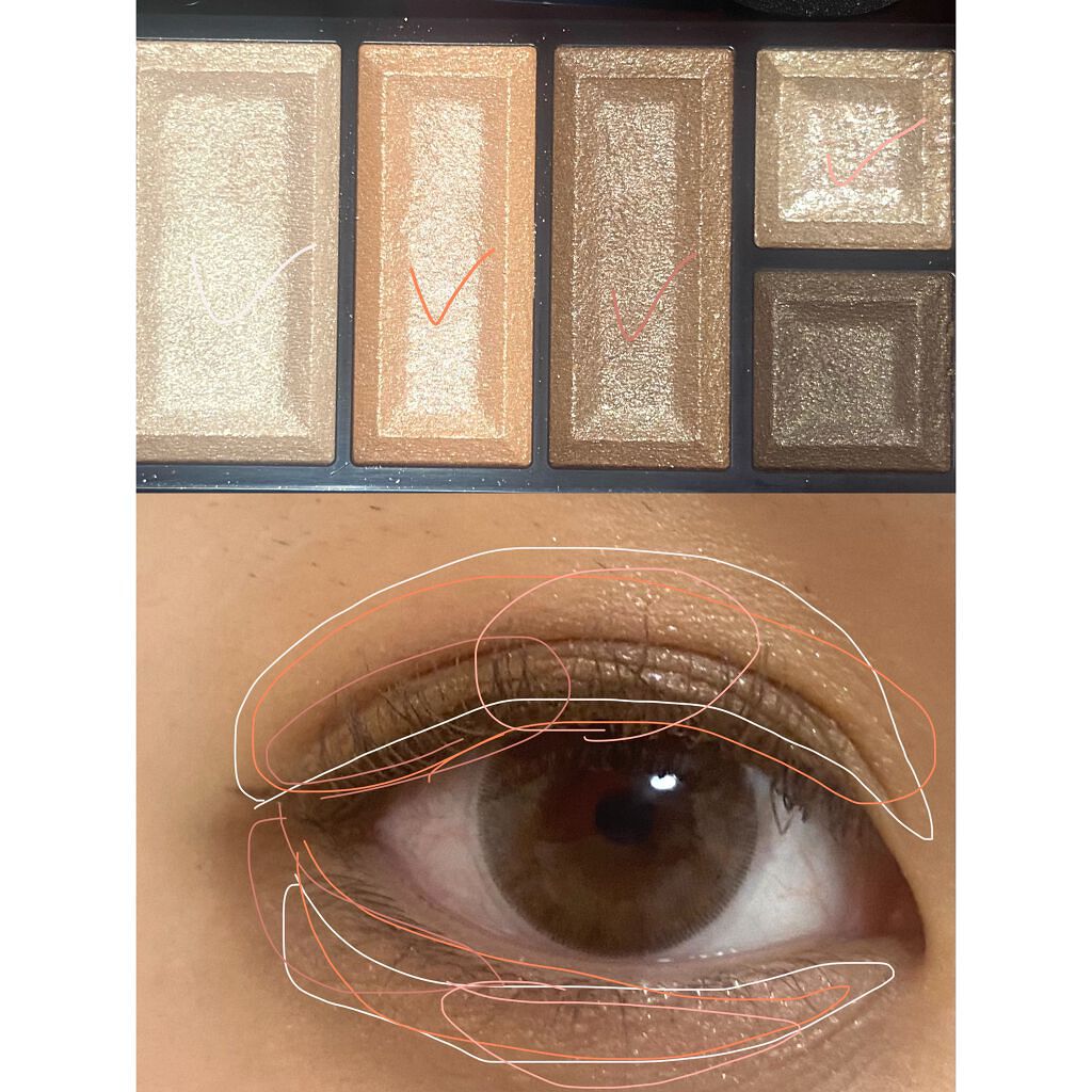 ショコラスウィート アイズ/リンメル ロンドン/アイシャドウパレットを使ったクチコミ（2枚目）