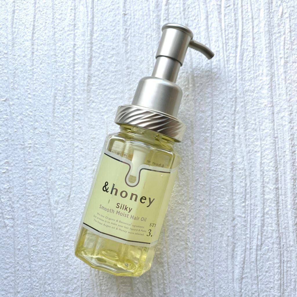 シルキー スムースモイスチャー ヘアオイル 3.0/&honey/ヘアオイルを使ったクチコミ(4枚目)