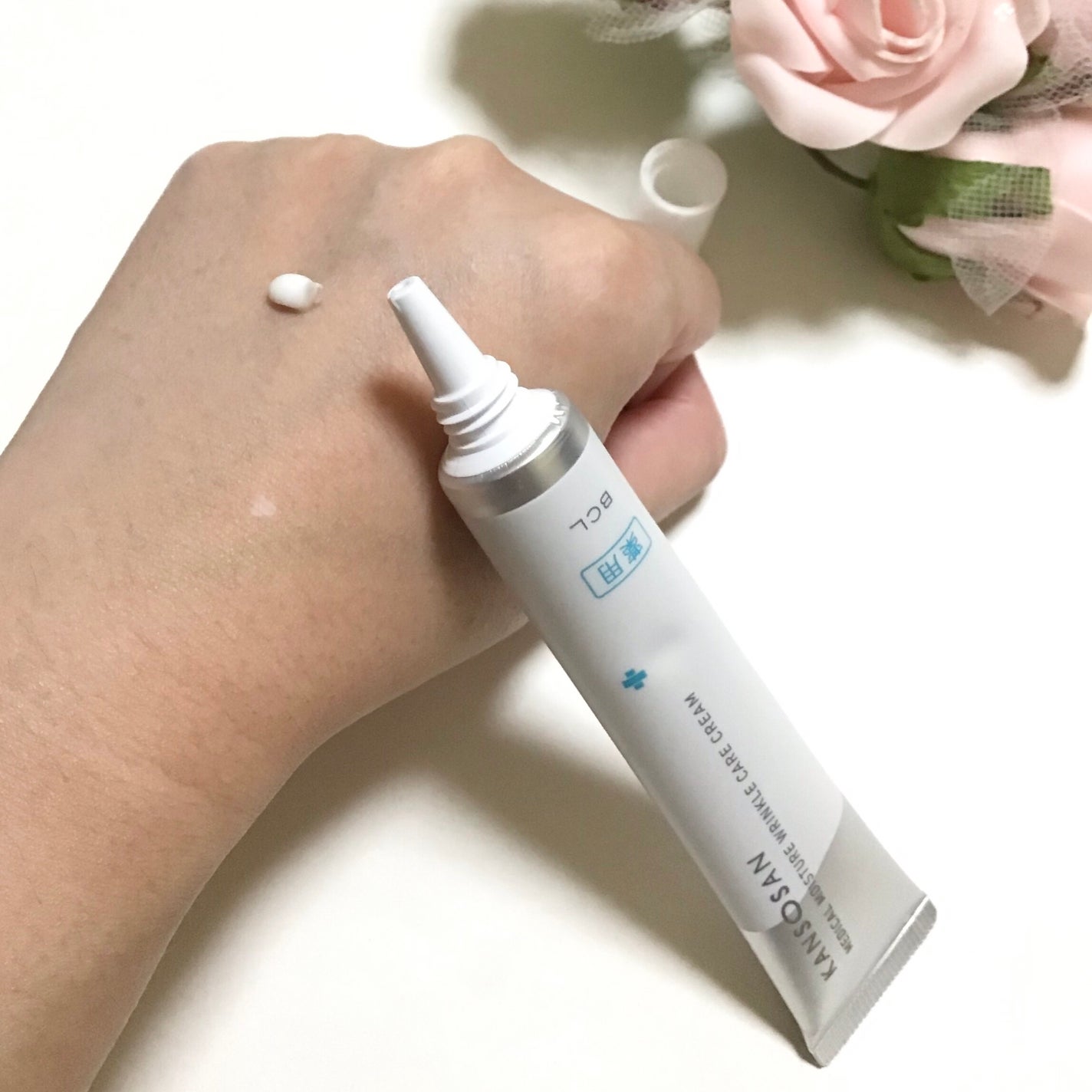 乾燥さん 薬用リンクルケアクリーム 【医薬部外品】/乾燥さん/フェイスクリームを使ったクチコミ(3枚目)