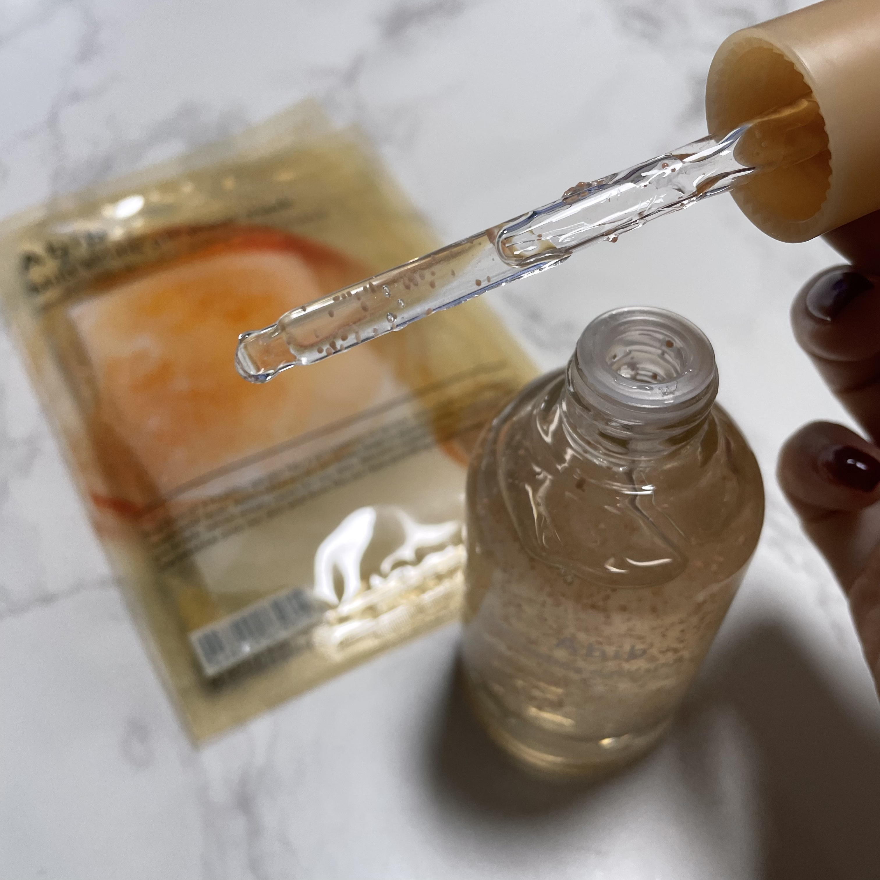 グルタチオンソームダークスポットセラムビタドロップ/Abib /美容液を使ったクチコミ（3枚目）