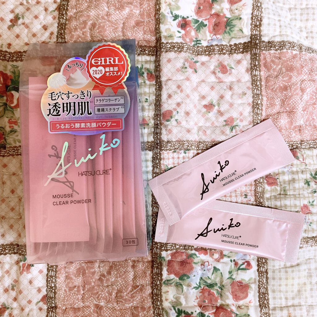 ムースクリアパウダー/SUIKO HATSUCURE/洗顔パウダーを使ったクチコミ（1枚目）