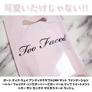 ボーン ディス ウェイ アンディテクタブル 24H マット ファンデーション/Too Faced/リキッドファンデーションを使ったクチコミ（1枚目）