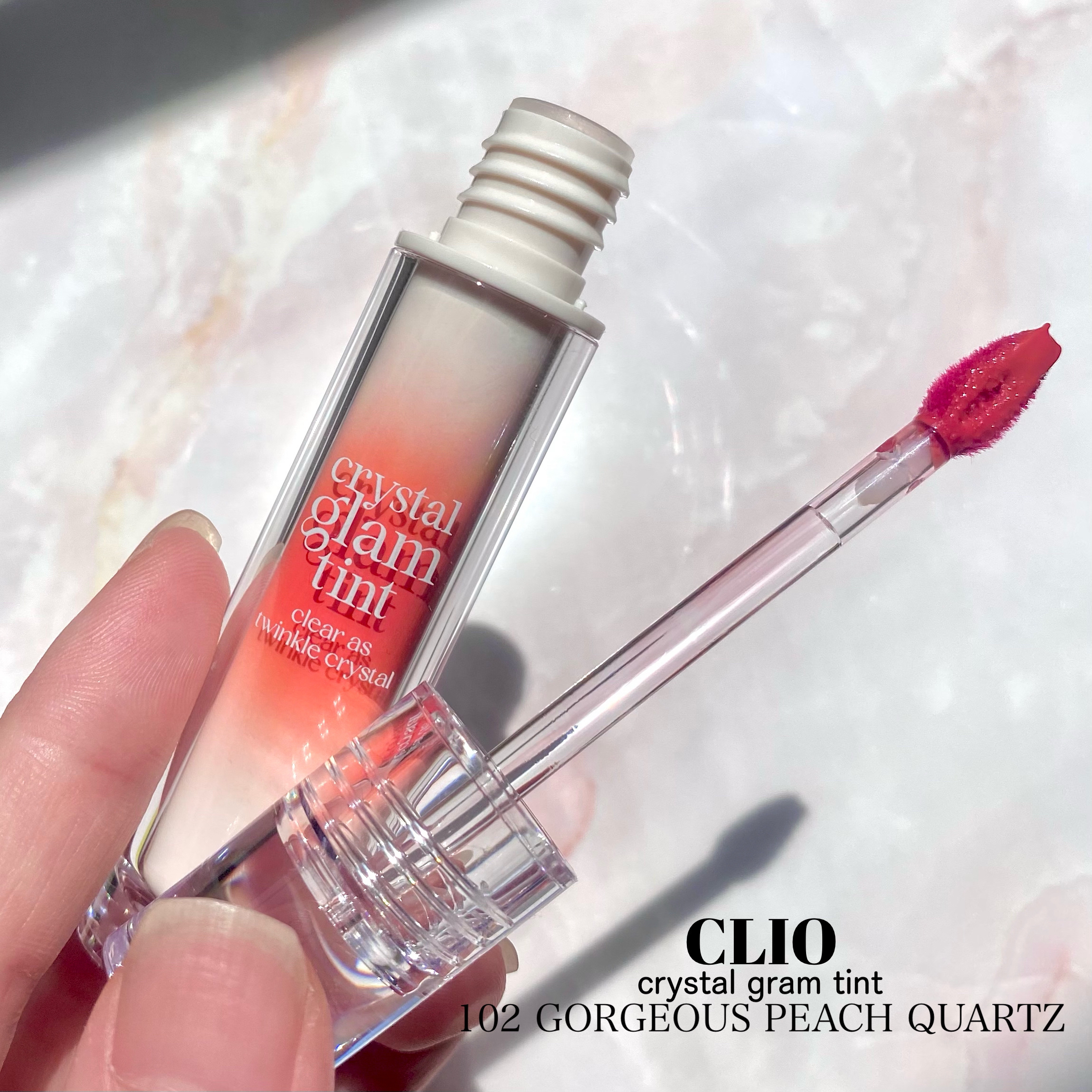 クリスタル グラム ティント/CLIO/リップティントを使ったクチコミ（2枚目）