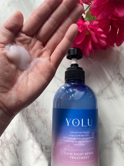 カームナイトリペアシャンプー/トリートメント/YOLU/市販シャンプーを使ったクチコミ(3枚目)