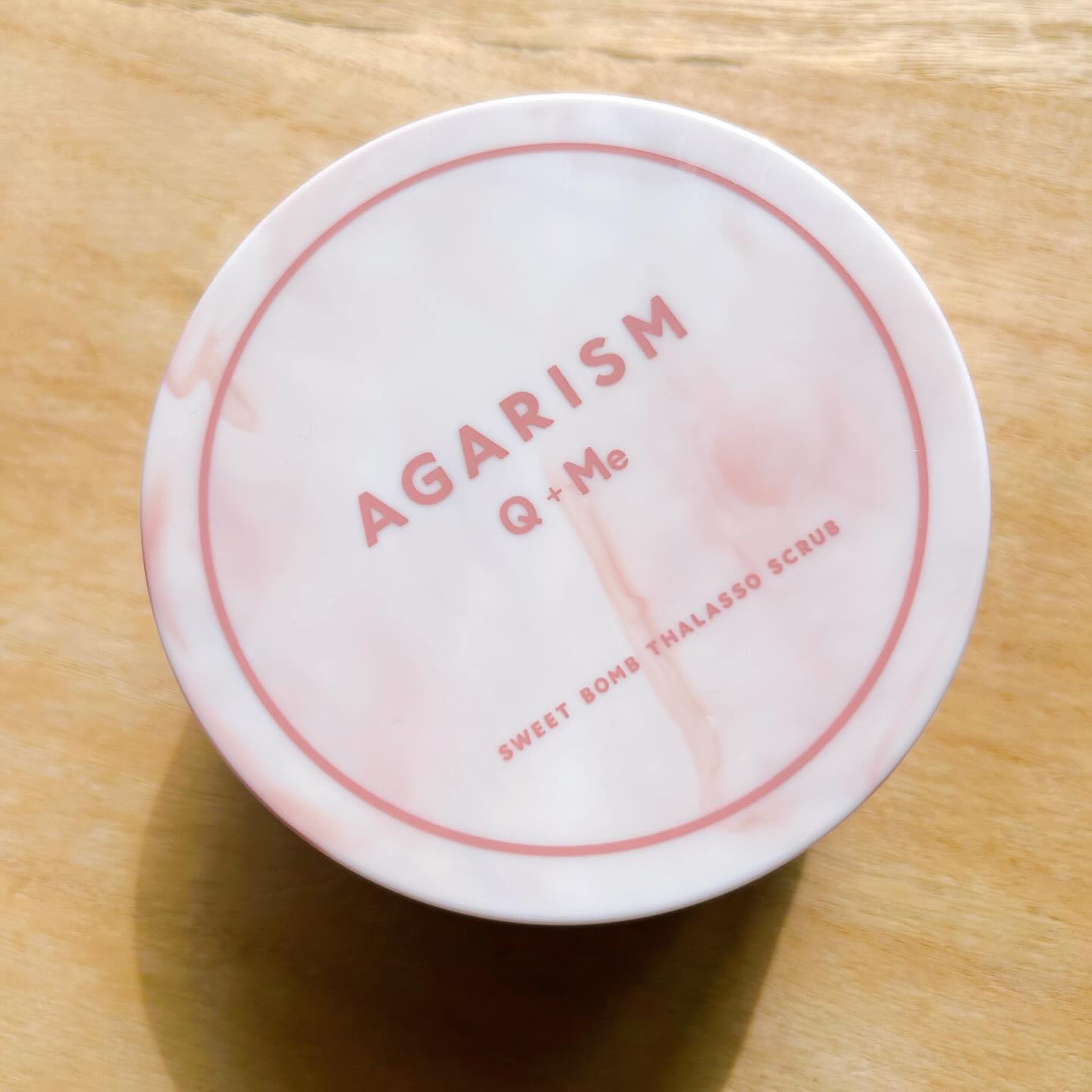 キューミースウィートボムタラソスクラブ　ピオニーブーケの香り/AGARISM/ボディスクラブを使ったクチコミ（2枚目）