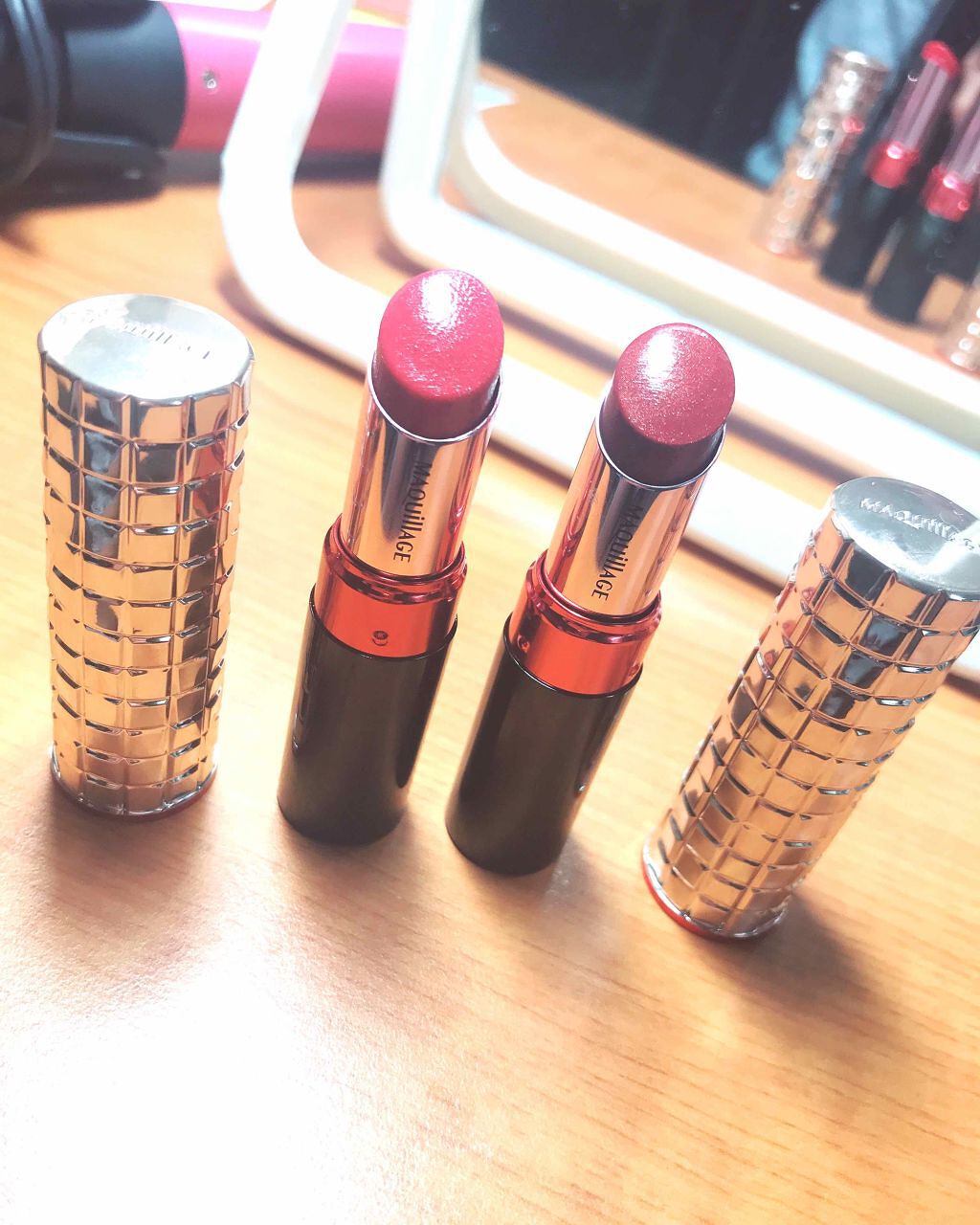 ドラマティックルージュ/マキアージュ/口紅を使ったクチコミ(1枚目)