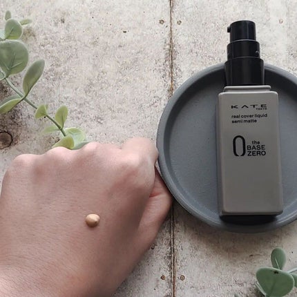 リアルカバーリキッド(セミマット)/KATE/リキッドファンデーションを使ったクチコミ(3枚目)