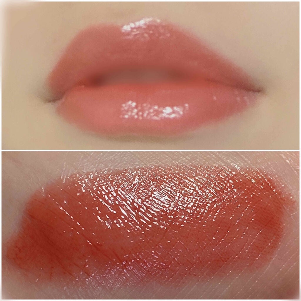 ラスティンググロスリップ/CEZANNE/口紅を使ったクチコミ(2枚目)