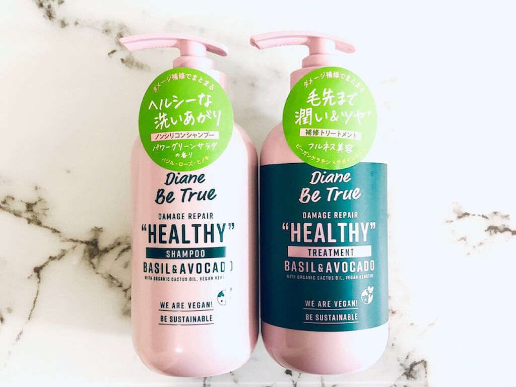 Diane Be True ダイアンビートゥルー Healthy ダメージ シャンプー トリートメント ダイアンビートゥルーの口コミ ピンクの 可愛いボトルデザイン 96 リサイ By Iorin5 フォロバ100 混合肌 30代後半 Lips