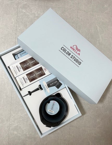 ウエラ カラースタジオ クリームタイプヘアカラー/ウエラ/ヘアカラーを使ったクチコミ(5枚目)