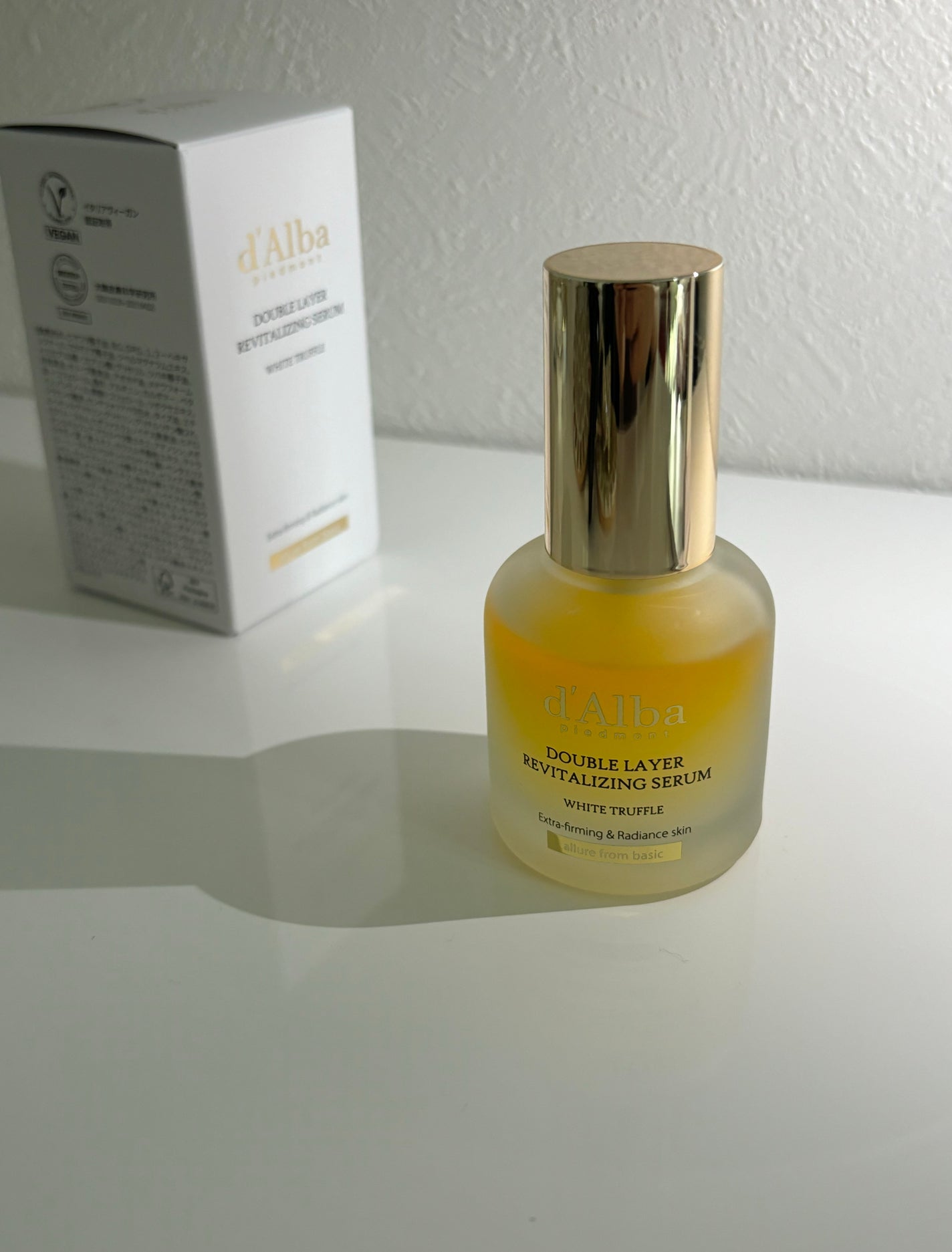ホワイトトリュフダブルレイヤーリバイタライジングセラム/ダルバ/美容液を使ったクチコミ(1枚目)