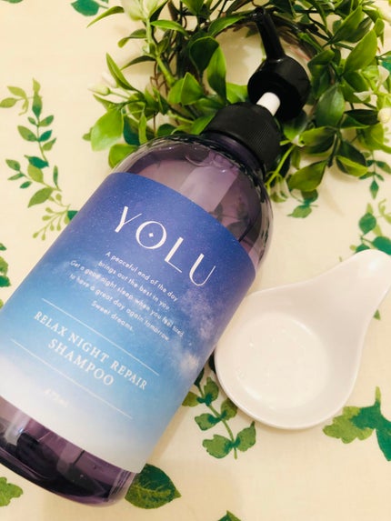 リラックスナイトリペア シャンプー/トリートメント シャンプー本体 475ml/YOLU/市販シャンプーを使ったクチコミ(1枚目)