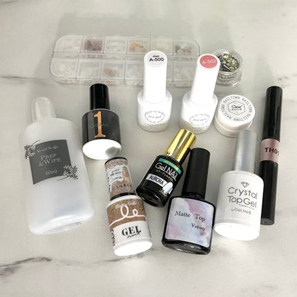 ジェルネイル(ライト対応)/セリア/ジェルネイルを使ったクチコミ(4枚目)