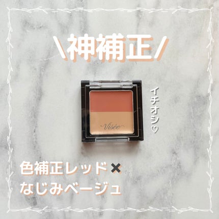 リシェ レッドトリック アイコンシーラー/Visée/パレットコンシーラーを使ったクチコミ(1枚目)
