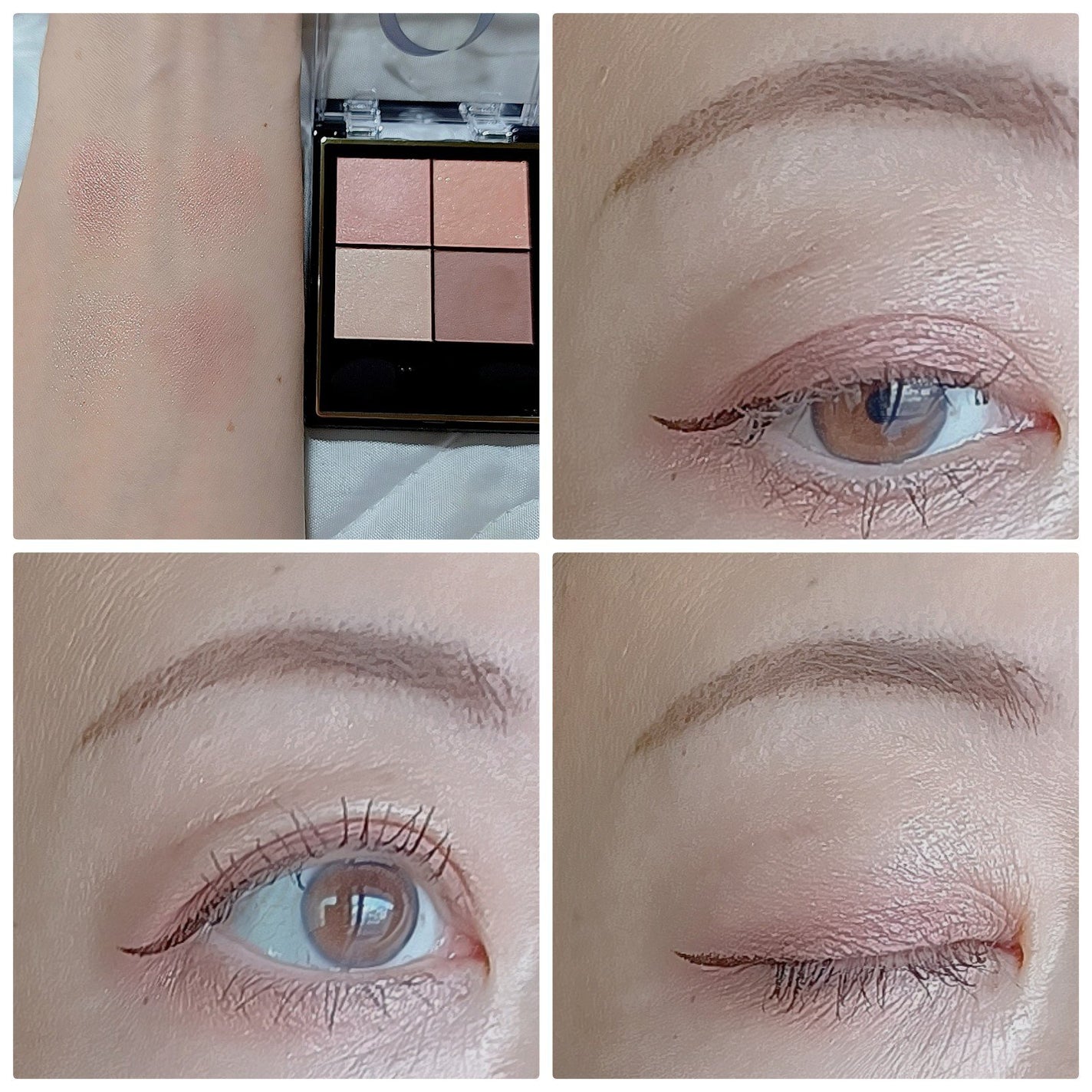 リアルクローズシャドウ/excel/アイシャドウパレットを使ったクチコミ(3枚目)