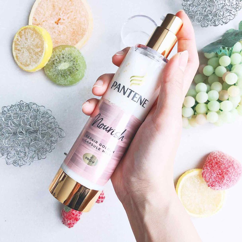 リペアー ゴールデン カプセル ミルク/パンテーン/ヘアミルクを使ったクチコミ（2枚目）