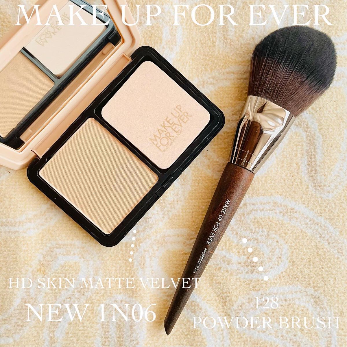 HDスキン マットベルベットコンパクト/MAKE UP FOR EVER/パウダーファンデーションを使ったクチコミ（2枚目）