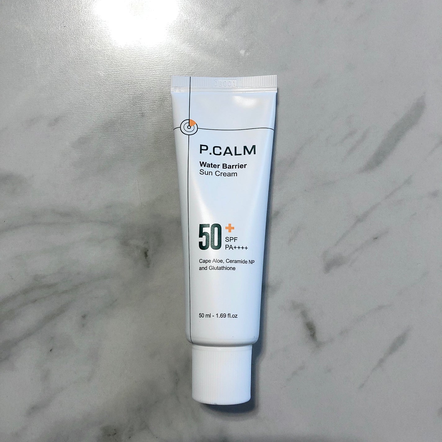 ウォーターバリアサンスクリーン/P.CALM/日焼け止めクリームを使ったクチコミ(1枚目)