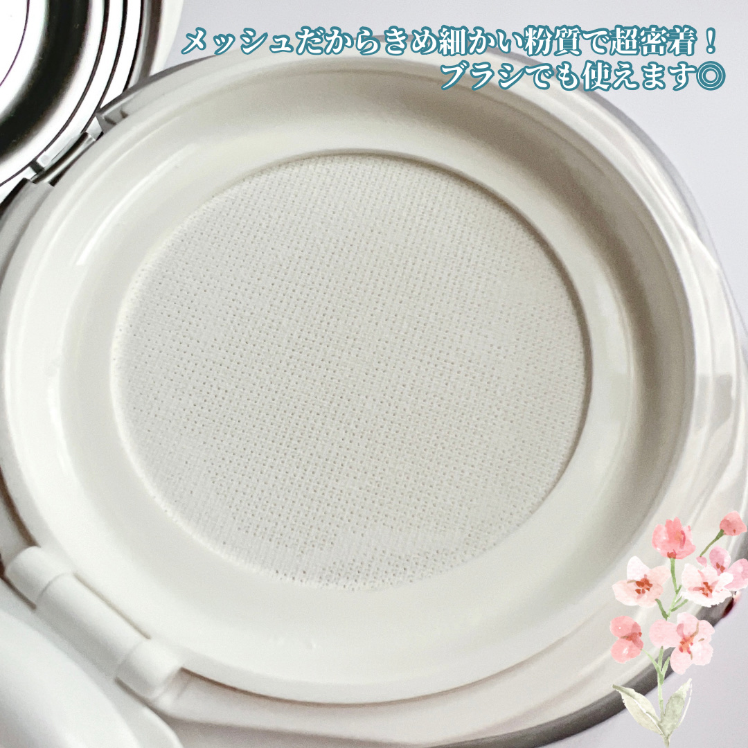 玉養桃花 ルースパウダー 03 セミマット/花西子/ルースパウダーを使ったクチコミ（3枚目）