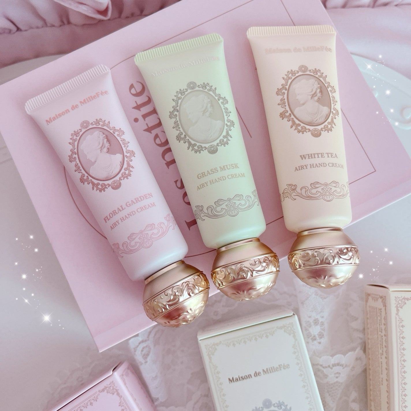 Maison de MilleFée エアリーハンドクリーム フローラルガーデン/MilleFée/ハンドクリームを使ったクチコミ(3枚目)
