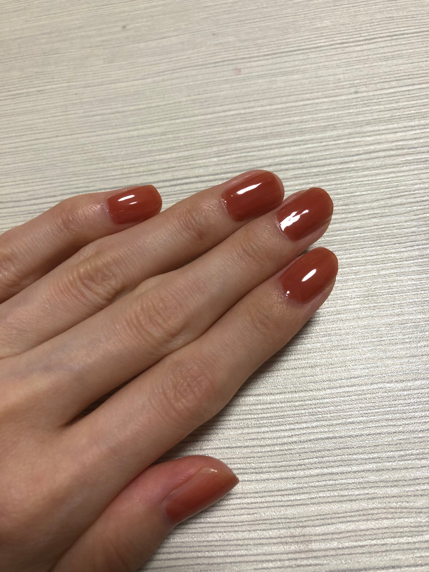 グロッシーコート/スキューズミー/オールインワンネイルを使ったクチコミ(3枚目)